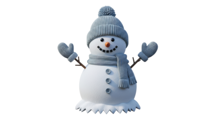 Isolated Snowman