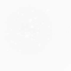 christmas light effect with glitter sparkle magic dust card white glow
