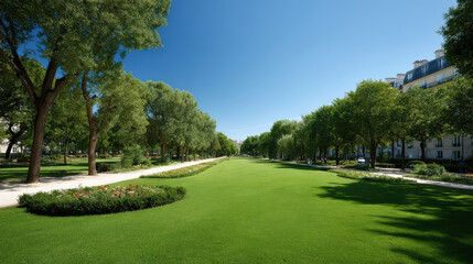 Obraz premium park in the city