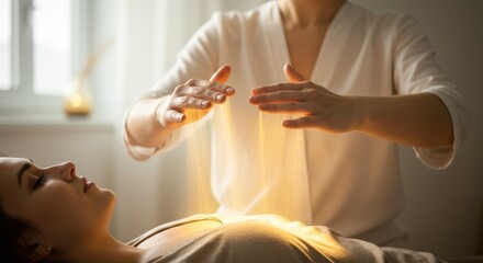 Energy Healing Session Over the Heart