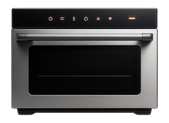 Fototapeta premium Smart oven with stainless steel finish and Wi-Fi connectivity for remote cooking settings