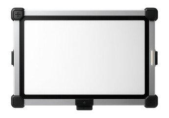 Screen with an adjustable aspect ratio and a modular frame for custom installations