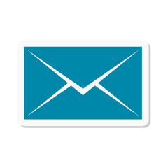 Envelope, email icon isolated on transparent background