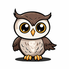 Adorable owl Illustration