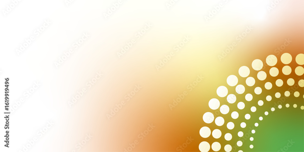 Poster abstract modern gradient color and colorful background with halftone dots pattern design. vector ill