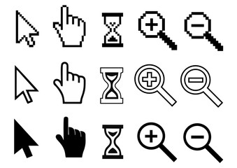 Obraz premium A computer cursor is a graphical element on the screen that indicates the position where input or action will occur.