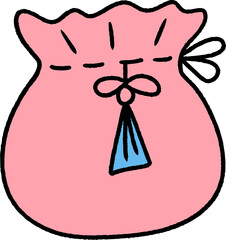 복주머니 일러스트