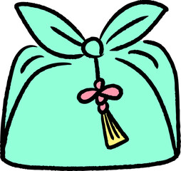 한국 보자기 일러스트