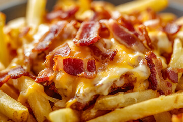 pizza with bacon