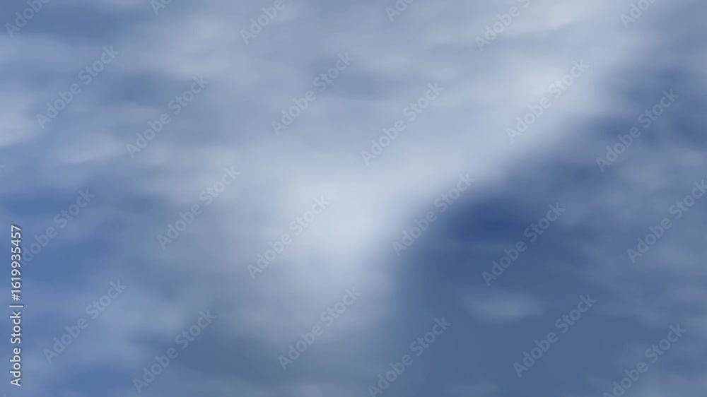 Poster elegant monochrome navy abstract sky with moving clouds and light effects, creating a dynamic and at