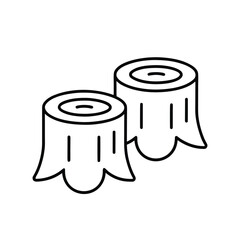 Simple vector illustration of a trash can icon on white background
