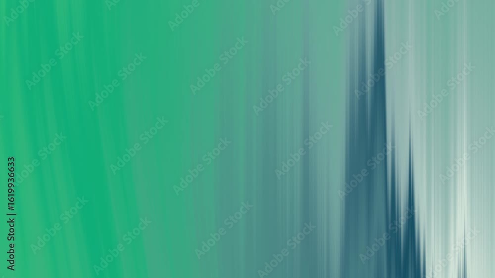 Poster emerald waters abstract digital animation with flowing green and blue colors creating a tranquil and