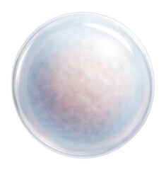 Spherical lysosome with a smooth surface and light scattering properties