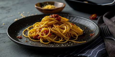 paghetti in Herb-Rich Tomato Sauce