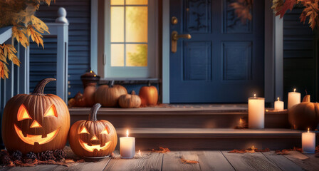 Halloween Background Banner