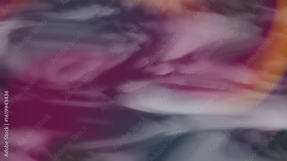Aufkleber industrial blue fluid abstract background with swirling colorful smoke creating a mesmerizing and dy
