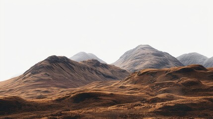 Fototapeta premium Serene mountain landscape wallpaper