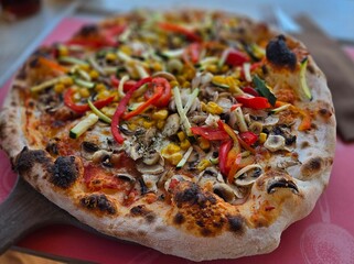 Vegetarian pizza 