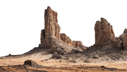 Fototapeta premium Desert landscape with dramatic rock formations