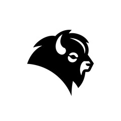 Timeless Bison Logo Vector Art