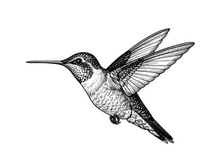 Fototapeta premium hummingbird vector illustration