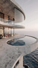 Fototapeta premium A striking piece of futuristic architecture