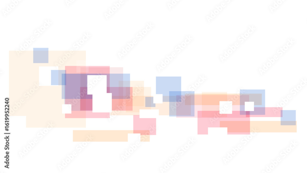 Poster vector modern and minimal concept colorful abstract square pattern background.