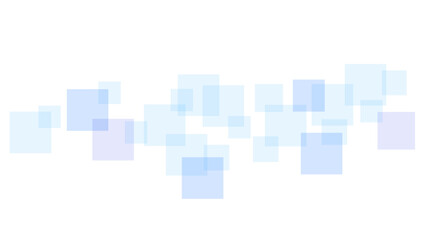 Vector modern futuristic blue and soft grey geometric square shape overlapping layer on white background. Ombre blue mosaic patterned background.