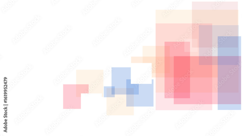 Poster vector modern and minimal concept colorful abstract square pattern background.