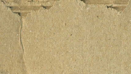 Brown cardboard box sheet texture. Vintage carton for design.	