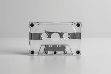 Gordijnen Retro transparent audio cassette tape © Rawpixel.com