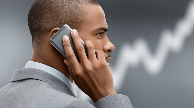 Businessman on the phone