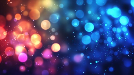 Obraz premium Abstract Colorful Bokeh Background Vibrant Lights and Blur Effects for Design