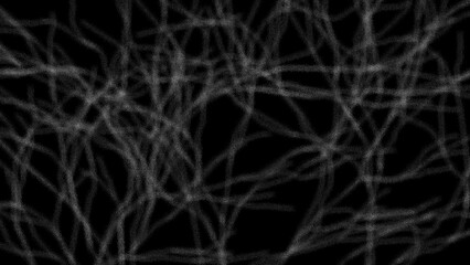 Gray and Black Tangled Wires Abstract Background