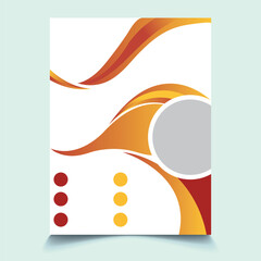 Abstract Modern Dynamic Flyer Brochure leaflet layout template Design vector 17