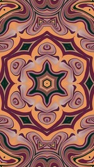 digital art in the form of a kaleidoscope