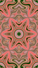 digital art in the form of a kaleidoscope