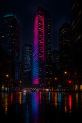  Vibrant Urban Nightscape