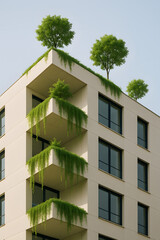 Obraz premium Green Rooftop Oasis