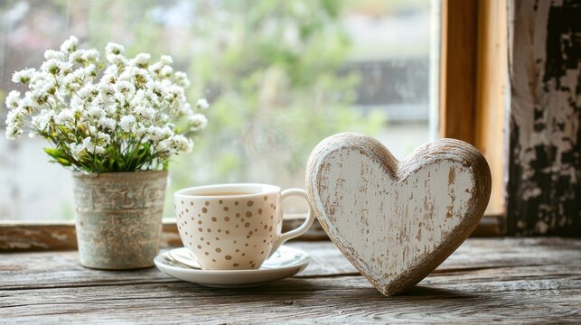 Elderly couple enjoying tea and conversation indoors