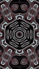 digital art in the form of a kaleidoscope