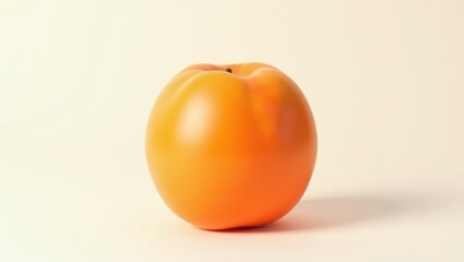 Close-up of a single, vibrant orange fruit.