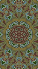 digital art in the form of a kaleidoscope