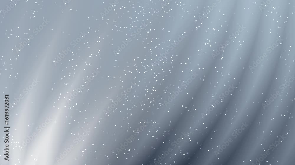 Poster twilight blue fade abstract winter background with flowing lines and sparkling particles, a serene a