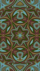 digital art in the form of a kaleidoscope