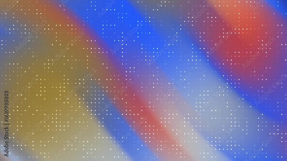Poster abstracts blink dot_ colorful diagonal streaks with dotted pattern overlay create a vibrant and dyna