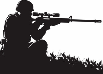Sniper Soldier Field Silhouette