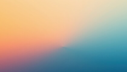 Obraz premium a pastel sunrise gradient background a dreamy gradient blending warm peach with pale lemon, featuring faint horizon inspired lighting, ideal for wellness and lifestyle branding.