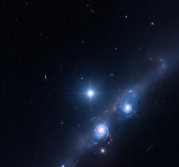 space background with stars