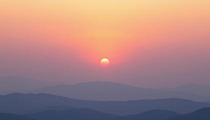 Fototapeta premium a pastel sunrise gradient background a morning inspired gradient of coral peach fading to ivory white, with faint bokeh highlights, used in elegant nature inspired website headers.